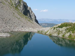 Trek dans les Alpese, lacs de Belledonne